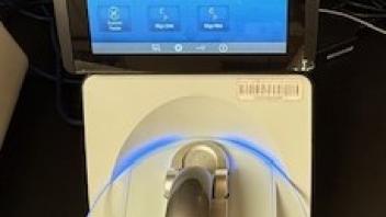 Thermo Fisher NanoDrop One, a microvolume spectrophotometer used to measure DNA/RNA concentration